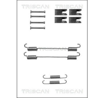 Sada příslušenství, brzdové čelisti TRISCAN 8105 152561