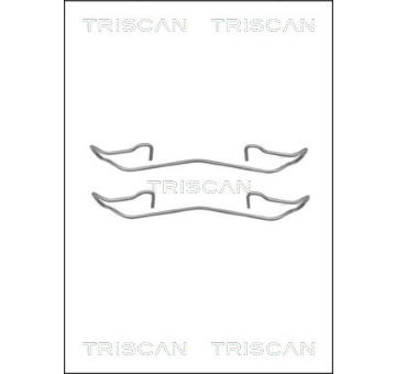 Sada prislusenstvi, oblozeni kotoucove brzdy TRISCAN 8105 161617