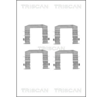 Sada prislusenstvi, oblozeni kotoucove brzdy TRISCAN 8105 181009