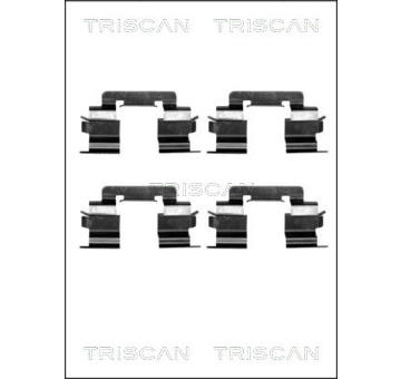 Sada prislusenstvi, oblozeni kotoucove brzdy TRISCAN 8105 231582
