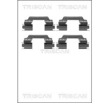 Sada prislusenstvi, oblozeni kotoucove brzdy TRISCAN 8105 231596