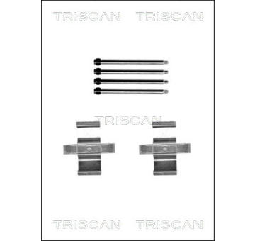Sada prislusenstvi, oblozeni kotoucove brzdy TRISCAN 8105 231607