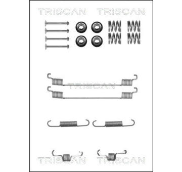 Sada příslušenství, brzdové čelisti TRISCAN 8105 232589