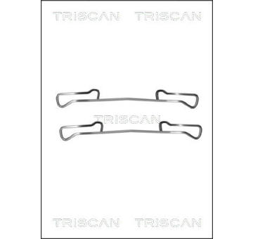 Sada prislusenstvi, oblozeni kotoucove brzdy TRISCAN 8105 241587