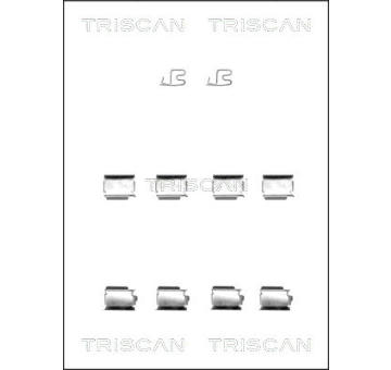 Sada prislusenstvi, oblozeni kotoucove brzdy TRISCAN 8105 241600