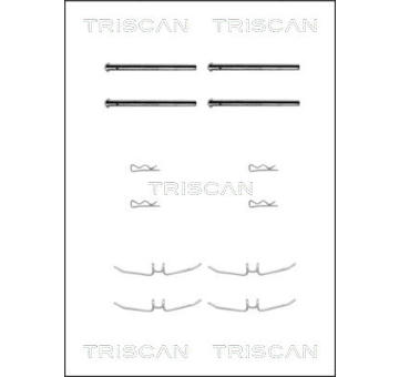 Sada prislusenstvi, oblozeni kotoucove brzdy TRISCAN 8105 271192