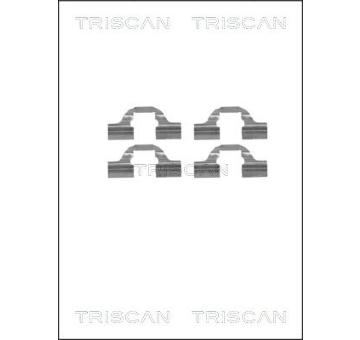 Sada prislusenstvi, oblozeni kotoucove brzdy TRISCAN 8105 281595