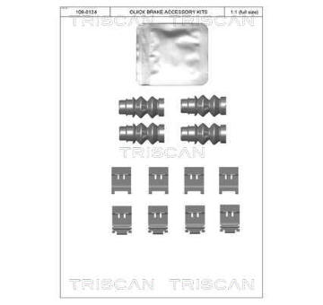 Sada prislusenstvi, oblozeni kotoucove brzdy TRISCAN 8105 281601