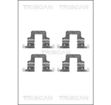 Sada prislusenstvi, oblozeni kotoucove brzdy TRISCAN 8105 291613