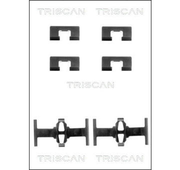 Sada prislusenstvi, oblozeni kotoucove brzdy TRISCAN 8105 401613