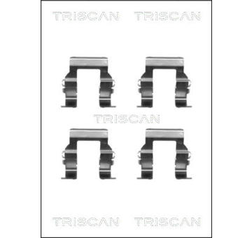 Sada prislusenstvi, oblozeni kotoucove brzdy TRISCAN 8105 421589