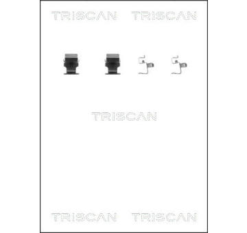 Sada prislusenstvi, oblozeni kotoucove brzdy TRISCAN 8105 421590