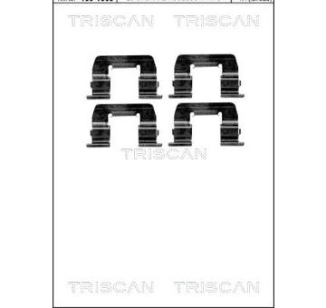 Sada prislusenstvi, oblozeni kotoucove brzdy TRISCAN 8105 431620