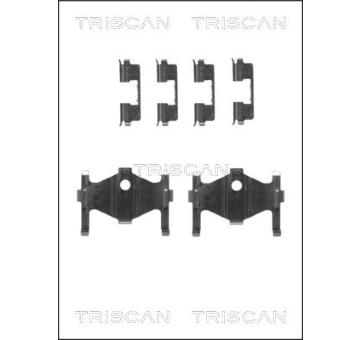 Sada prislusenstvi, oblozeni kotoucove brzdy TRISCAN 8105 431622