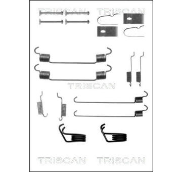 Sada příslušenství, brzdové čelisti TRISCAN 8105 502557