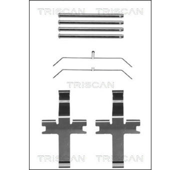 Sada prislusenstvi, oblozeni kotoucove brzdy TRISCAN 8105 681535