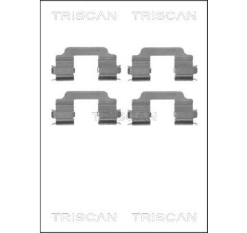 Sada prislusenstvi, oblozeni kotoucove brzdy TRISCAN 8105 691620