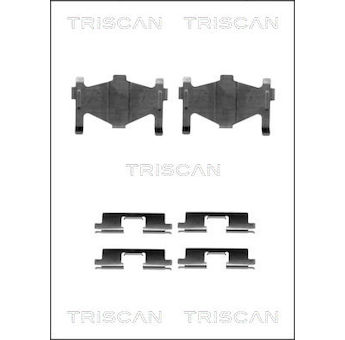 Sada prislusenstvi, oblozeni kotoucove brzdy TRISCAN 8105 691622