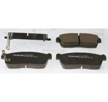 Sada brzdových destiček, kotoučová brzda TRISCAN 8110 10552