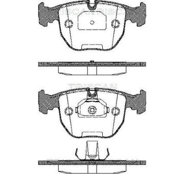 Sada brzdových destiček, kotoučová brzda TRISCAN 8110 11006