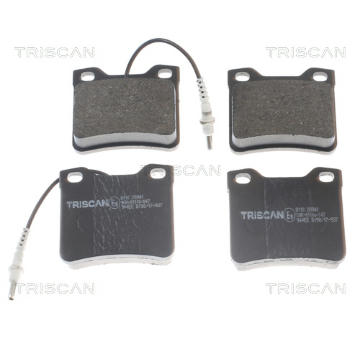 Sada brzdových destiček, kotoučová brzda TRISCAN 8110 28941