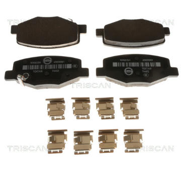 Sada brzdových destiček, kotoučová brzda TRISCAN 8110 82012