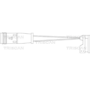Vystrazny kontakt, opotrebeni oblozeni TRISCAN 8115 10010