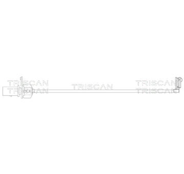 Vystrazny kontakt, opotrebeni oblozeni TRISCAN 8115 29010