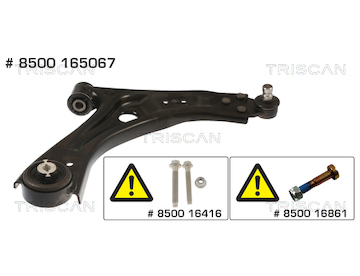 Řídicí páka, zavěšení kol TRISCAN 8500 165067