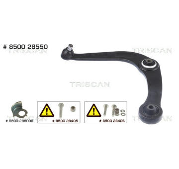 Řídicí páka, zavěšení kol TRISCAN 8500 28550