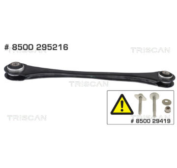 Ridici paka, zaveseni kol TRISCAN 8500 295216