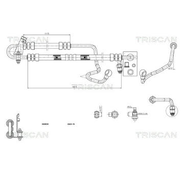 Hydraulická hadice, řízení TRISCAN 8516 11013