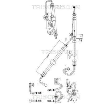 Hydraulická hadice, řízení TRISCAN 8516 11015