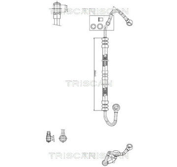 Hydraulická hadice, řízení TRISCAN 8516 11018