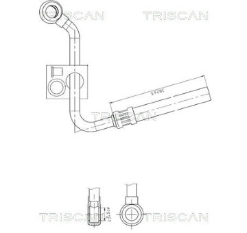 Hydraulická hadice, řízení TRISCAN 8516 11025