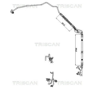Hydraulická hadice, řízení TRISCAN 8516 16005