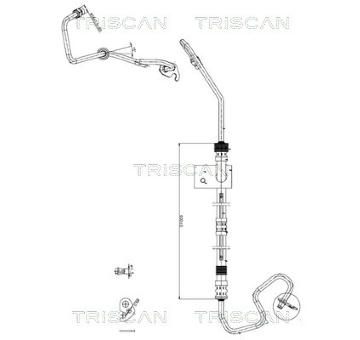 Hydraulická hadice, řízení TRISCAN 8516 16015