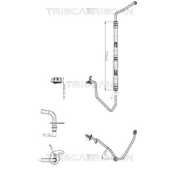 Hydraulická hadice, řízení TRISCAN 8516 16017