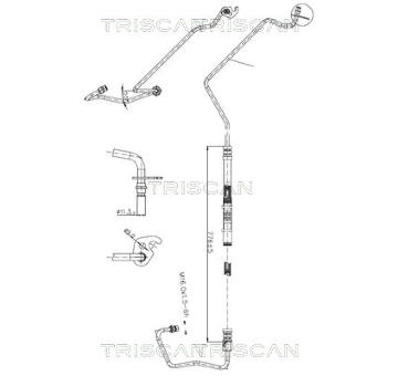 Hydraulická hadice, řízení TRISCAN 8516 16018