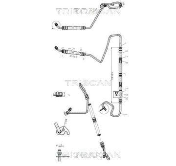Hydraulická hadice, řízení TRISCAN 8516 16023