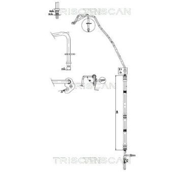 Hydraulická hadice, řízení TRISCAN 8516 16037