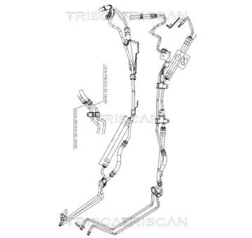 Hydraulická hadice, řízení TRISCAN 8516 16038