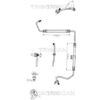 Hydraulická hadice, řízení TRISCAN 8516 16045