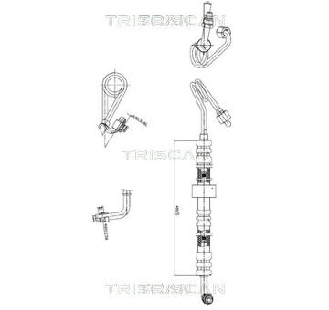 Hydraulická hadice, řízení TRISCAN 8516 23007