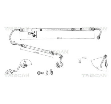 Hydraulická hadice, řízení TRISCAN 8516 23011