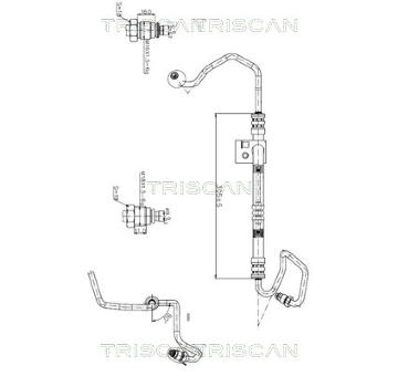 Hydraulická hadice, řízení TRISCAN 8516 24003