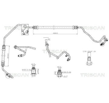 Hydraulická hadice, řízení TRISCAN 8516 25002