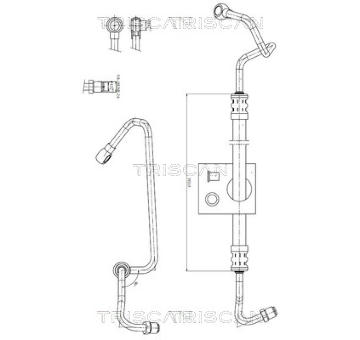 Hydraulická hadice, řízení TRISCAN 8516 27003