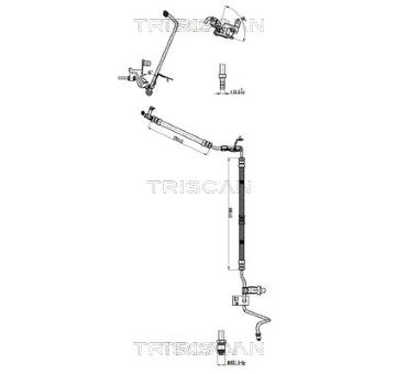 Hydraulická hadice, řízení TRISCAN 8516 28017