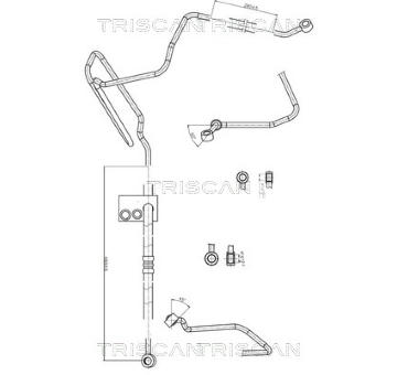Hydraulická hadice, řízení TRISCAN 8516 29004